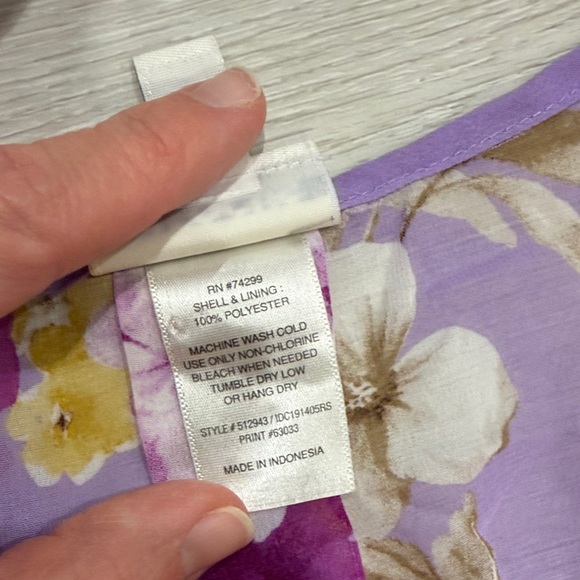 Enfocus Studio Purple Floral Midi Dress - Picture 3 of 4